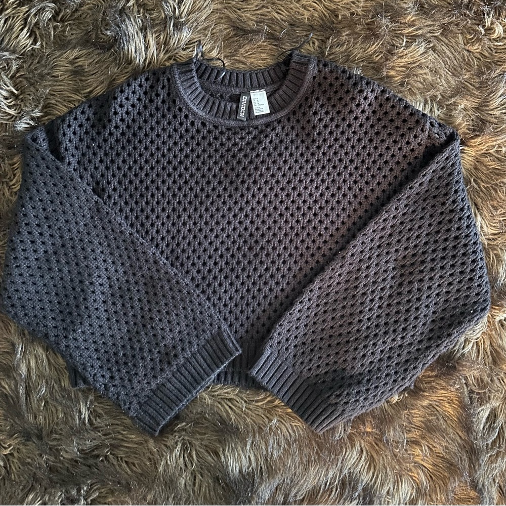 H&M Black Knit Sweater